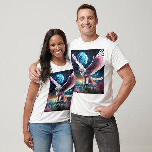 "Crystal Eagle in Flight T-Shirt – Symbol of Indep