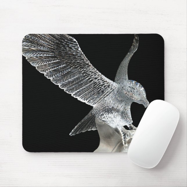 Crystal Eagle Mouse Pad (With Mouse)