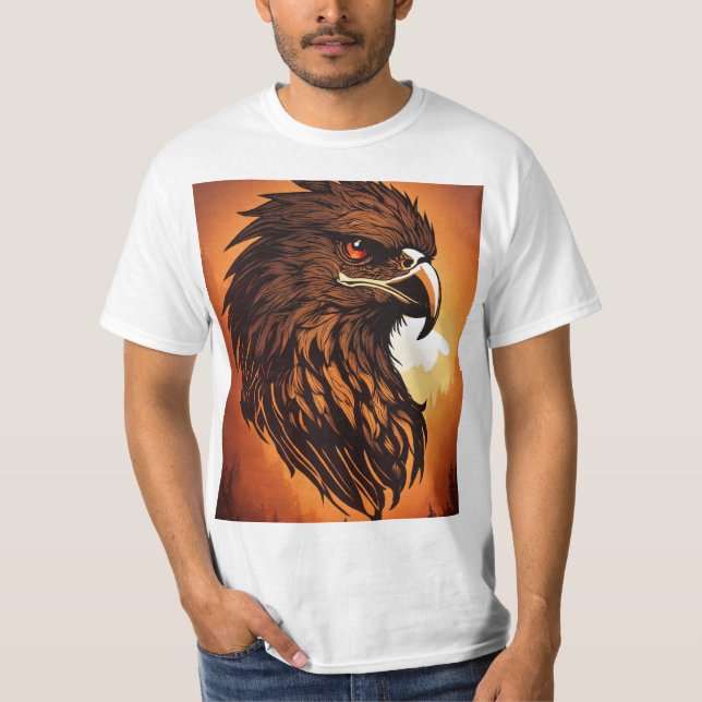 Crystal Eagle: Spirit of the Untamed Wild Unleash  T-Shirt (Front)
