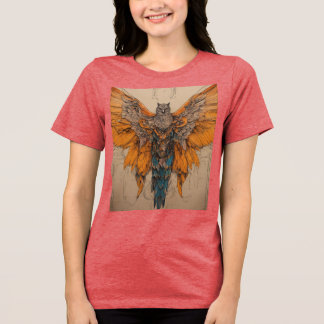 Crystal Eagle: Symbol of Transformation" Tri-Blend Shirt