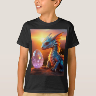 Crystal Egg Dragon   T-Shirt