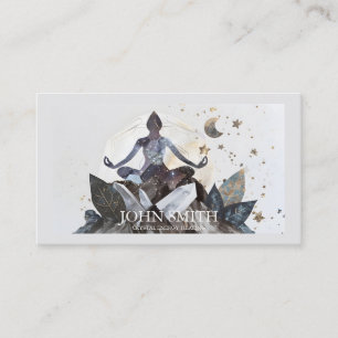Crystal Energy Healer Chakra Spiritual Meditation Business Card