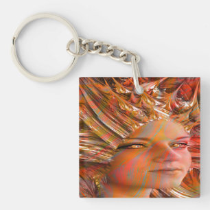 Crystal Eyes Key Ring