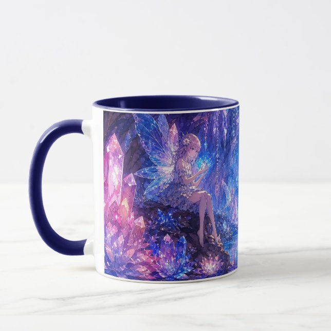 Crystal Fairy Cave Fantasy Accent Mug (Left)