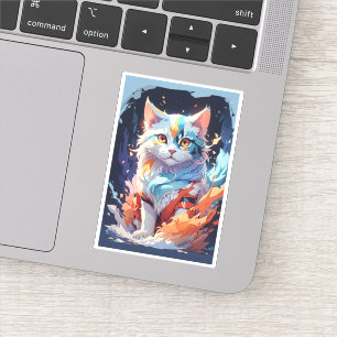 Crystal Fantasy Cat Artwork