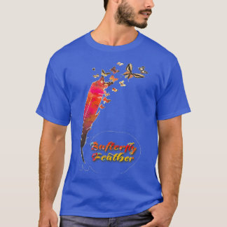 Crystal feather butterfly T-Shirt