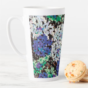 Crystal Floral Blooms Latte Mug