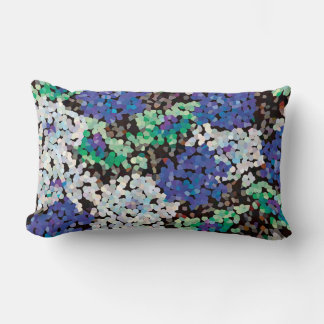 Crystal Floral Blooms Lumbar Cushion