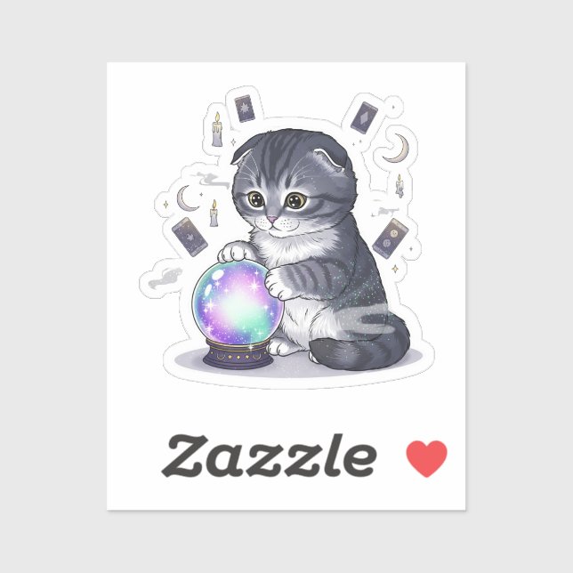 Crystal Fold – Cute Scottish Fold Cat Halloween (Sheet)