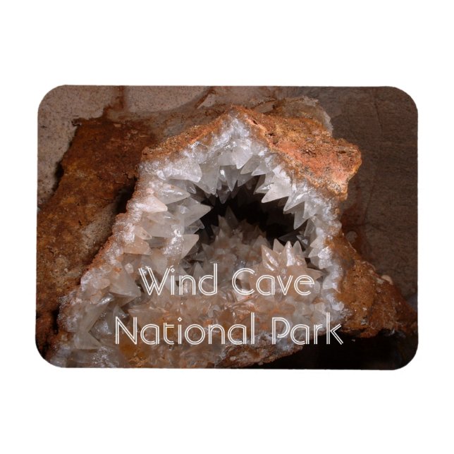 Crystal Formation, Wind Cave National Park, SD Magnet (Horizontal)