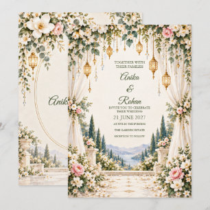 Crystal Garden Wedding Invitation