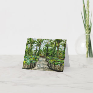 Crystal Gardens Leap Fountain Thank You Card
