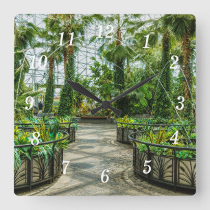 Crystal Gardens Leap Fountain Wall Clock