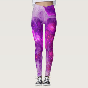 Crystal Gazing Geometric Abstract Leggings