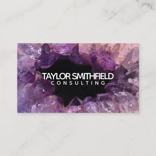 crystal gem business card (Front)