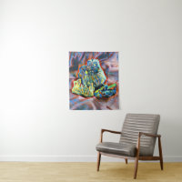 Crystal Gemstone Rocks Colourful Abstract Art