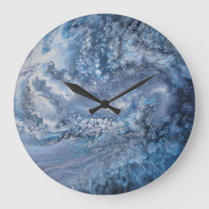 Crystal Geode Clock