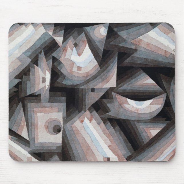 Crystal gradation (1921) by paul klee mouse pad (Front)