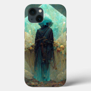 Crystal Guardian Alien Sci-Fi Fantasy iPhone 13 Case