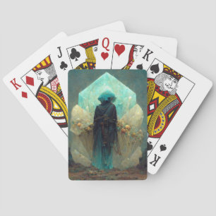 Crystal Guardian Alien Sci-Fi Fantasy Playing Cards