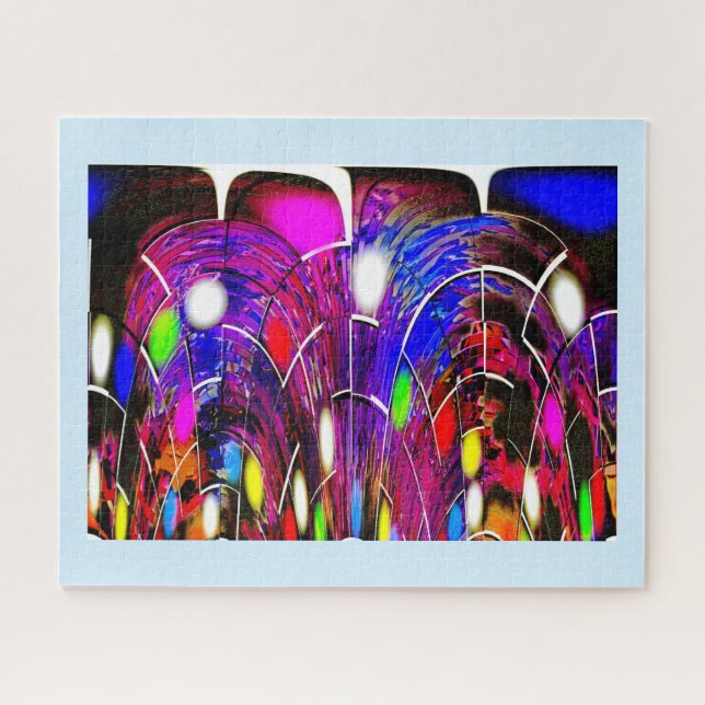 Crystal healing art jigsaw puzzle (Horizontal)