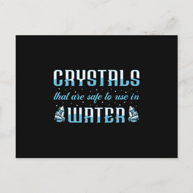 Crystal Healing Crystals That Are Safe Chakra Postcard (Front)