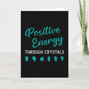 Crystal Healing Positive Energy Through Crystals Card