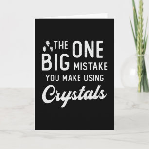 Crystal Healing You Make Using Crystals Healer Card