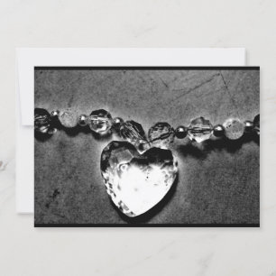 Crystal Heart Invitation