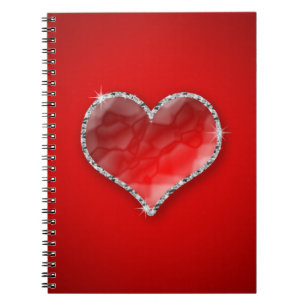 Crystal Heart Notebook