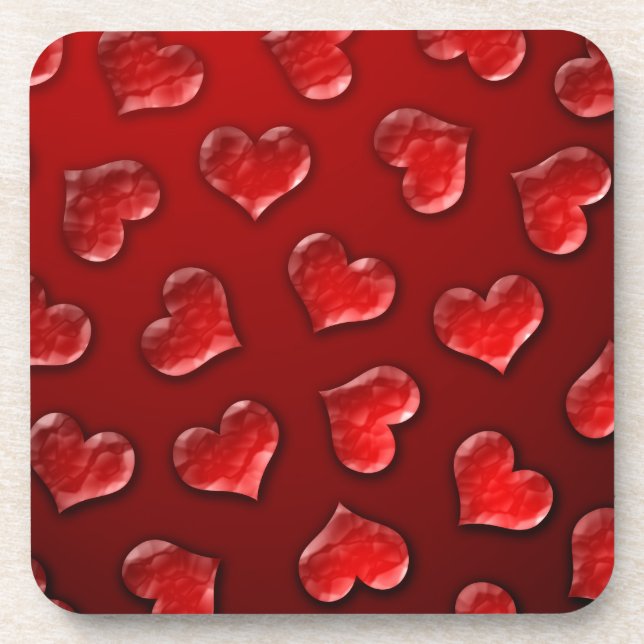 Crystal Hearts Coaster (Front)