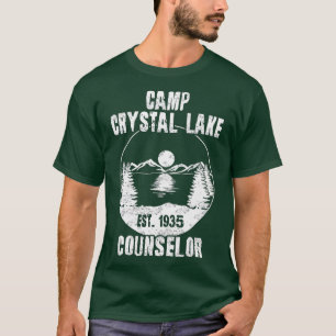 Crystal Lake Counsellor Vintage Retro Style  T-Shirt