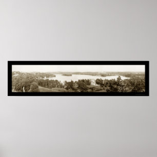 Crystal Lake Wisconsin Photo 1913 Poster