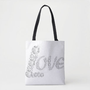 Crystal Love Tote Bag