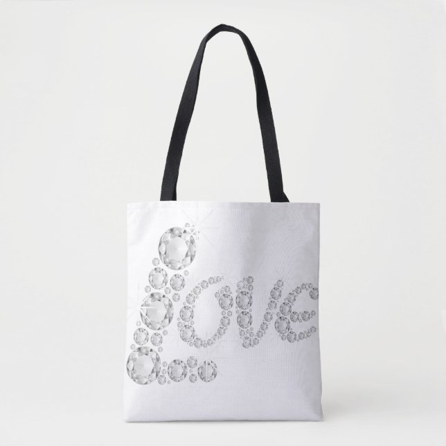 Crystal Love Tote Bag (Front)