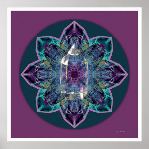 Crystal Mandala 3 Poster