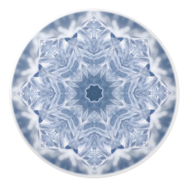 Crystal Mandala Ceramic Knob (Front)