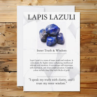 Crystal Meaning Card - Lapis Lazuli