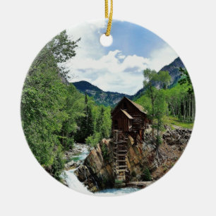 Crystal Mill Colorado Ceramic Ornament
