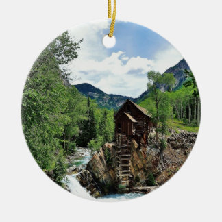 Crystal Mill Colorado Ceramic Ornament