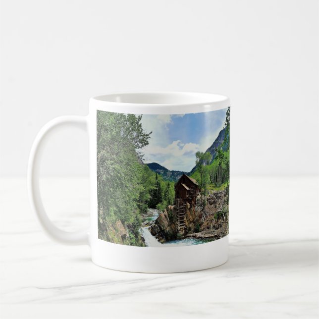 Crystal Mill Colorado Coffee Mug (Left)