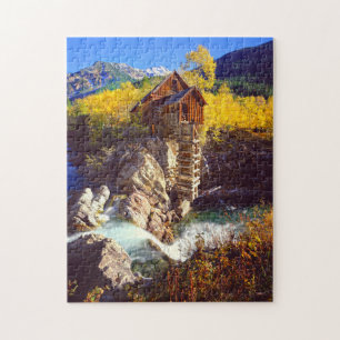 Crystal Mill Colorado. Jigsaw Puzzle