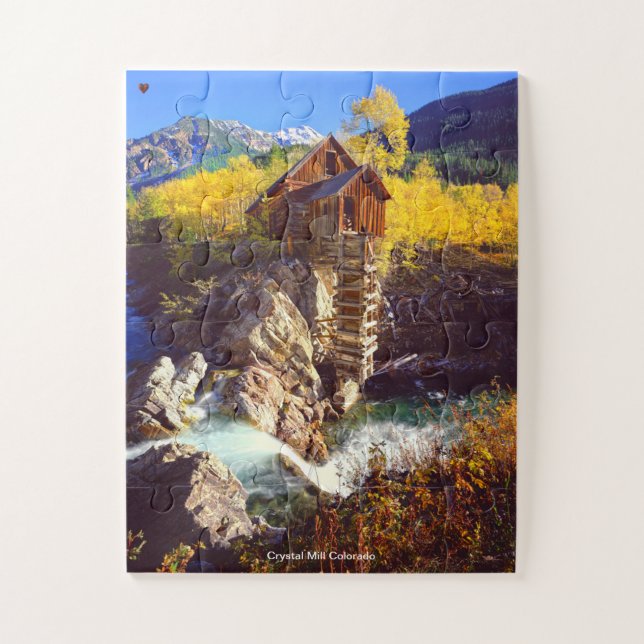 Crystal Mill Colorado. Jigsaw Puzzle (Vertical)
