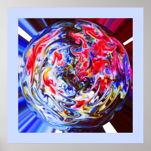 Crystal mix art poster