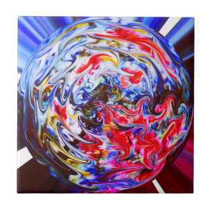 Crystal mix ceramic tile