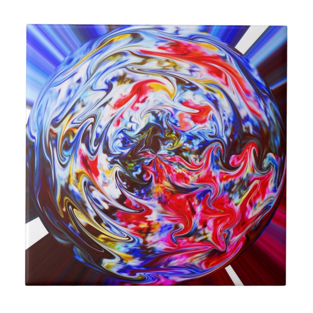 Crystal mix ceramic tile (Front)