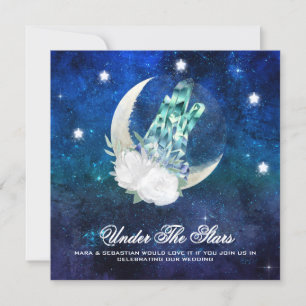 *~* CRYSTAL MOON GALAXY Website AR14 RSVP Wedding Invitation