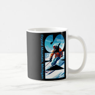 Crystal Mountain Michigan Skiing Vacation Ski Outd Coffee Mug