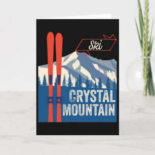 Crystal Mountain Ski Gear Crystal Mountain Mountai Card