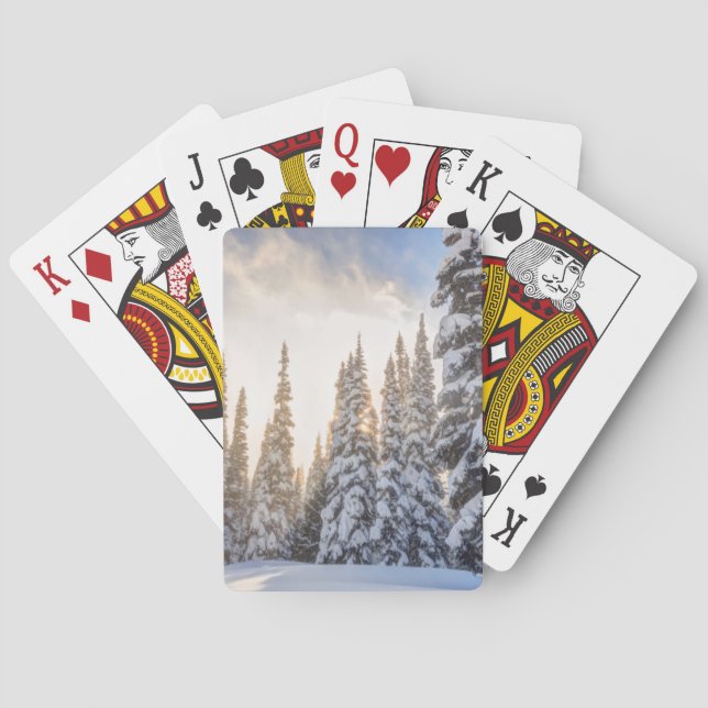 Crystal Mountain Ski Resort, near Mt. Rainier 1 Playing Cards (Back)